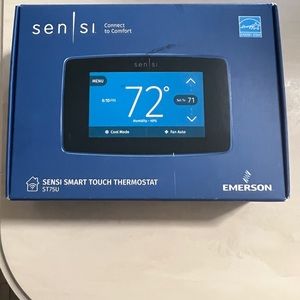 Thermostat, Emerson Sensi Touch. Model ST75U. Smart Touch.